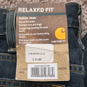Carhartt Dark Blue Holter Jeans